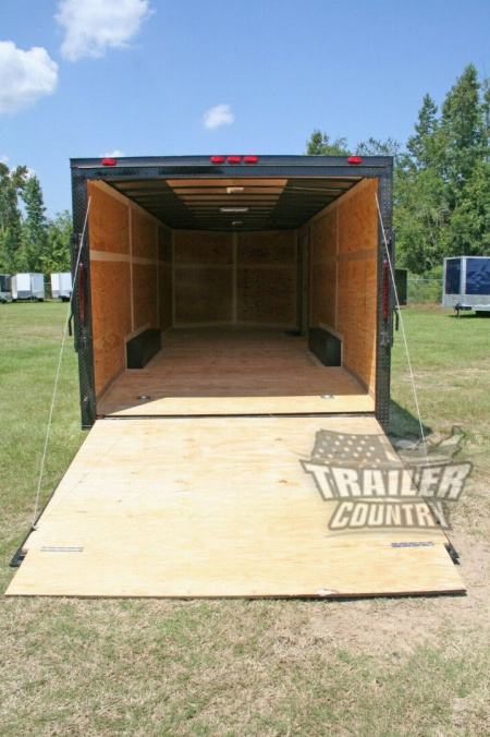 New 2026 South Georgia Cargo 8.5 X 24' V-NOSED ENCLOSED BLACKOUT TRAILER