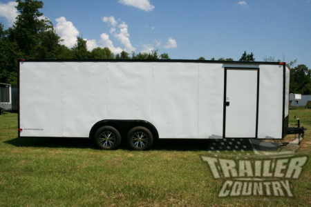New 2026 South Georgia Cargo 8.5 X 24' V-NOSED ENCLOSED BLACKOUT TRAILER