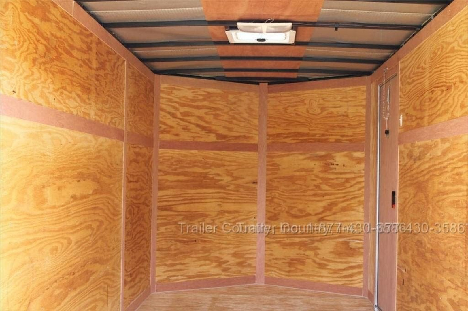 New Brand New 6 x 12 Motorcycle Cargo Trailer - Two Toned - Harley Davidson Colors