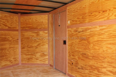 New Brand New 6 x 12 Motorcycle Cargo Trailer - Two Toned - Harley Davidson Colors