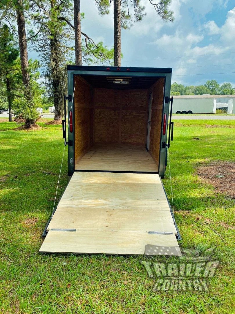 New Brand New Model 6 X 12 Single Axle BLACKED OUT Motorcycle Cargo Trailer
