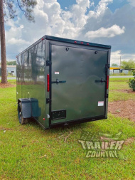 New Brand New Model 6 X 12 Single Axle BLACKED OUT Motorcycle Cargo Trailer