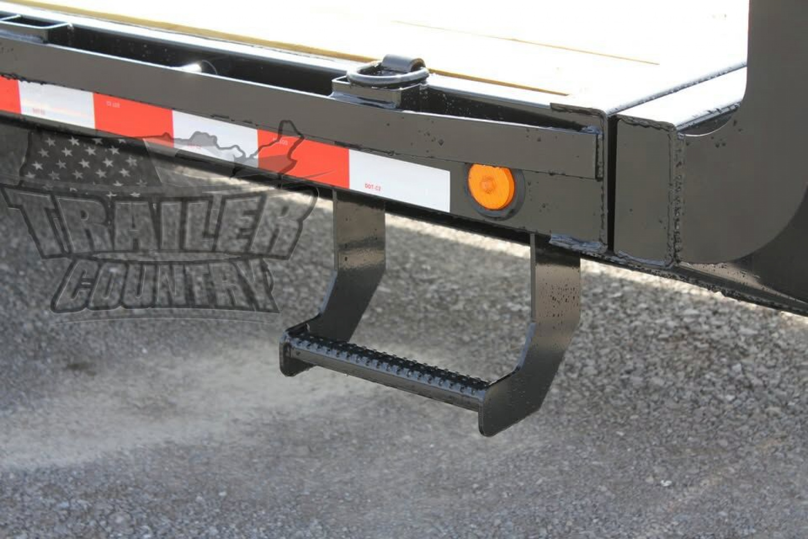 New 2026 New 102'' x 22' Heavy Duty Bumper Pull Wood Deck Power Up & Down Tilt Deck Trailer