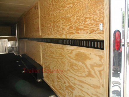 New 2026 Brand New Model 8.5x30 + 8' RISER Tri Axle, Enclosed Gooseneck Cargo Trailer