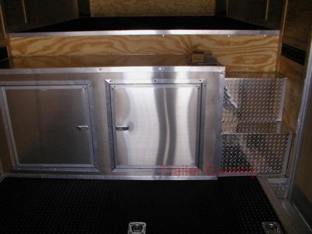 New 2026 Brand New Model 8.5x30 + 8' RISER Tri Axle, Enclosed Gooseneck Cargo Trailer