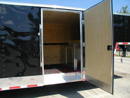 New 2026 Brand New Model 8.5x30 + 8' RISER Tri Axle, Enclosed Gooseneck Cargo Trailer