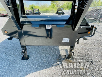 New NEW 8.5 ' x 40' Heavy Duty 10Ton Heavy Equipment Hauler Straight Deck Deckover Trlr