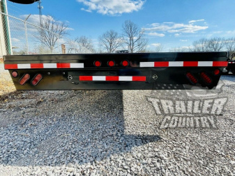 New NEW 8.5 ' x 40' Heavy Duty 10Ton Heavy Equipment Hauler Straight Deck Deckover Trlr