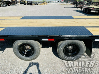 New NEW 8.5 ' x 40' Heavy Duty 10Ton Heavy Equipment Hauler Straight Deck Deckover Trlr