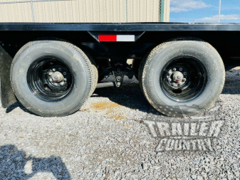 New NEW 8.5 ' x 40' Heavy Duty 10Ton Heavy Equipment Hauler Straight Deck Deckover Trlr