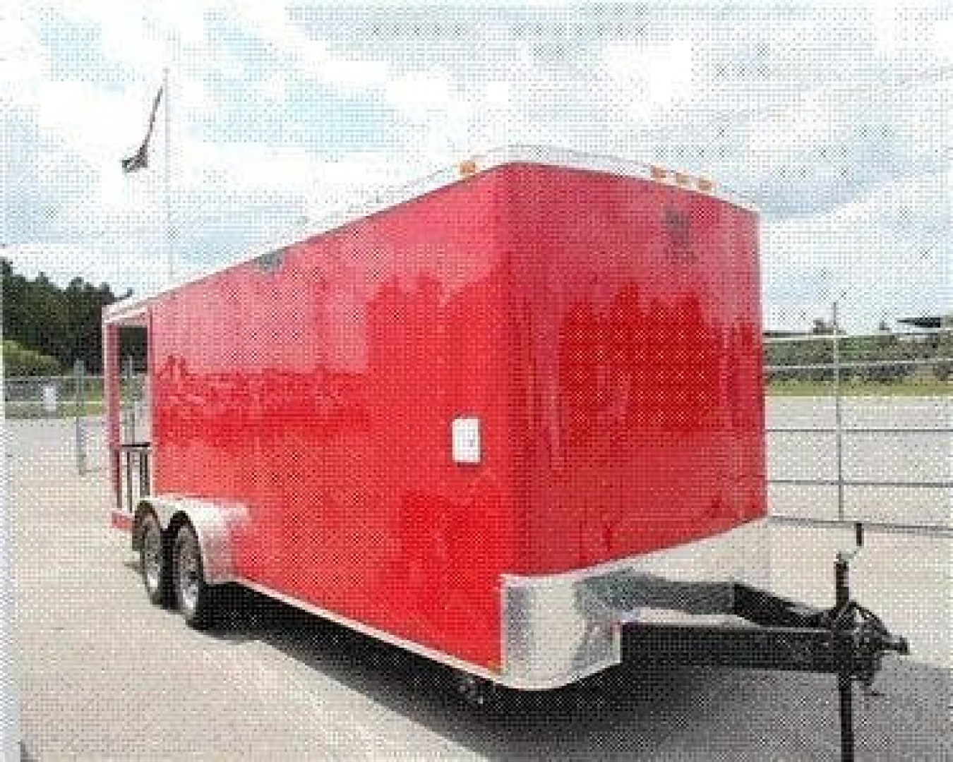 New 2026 NEW 7 x 21 Enclosed Concession Vending Trailer w/ 5ft Porch