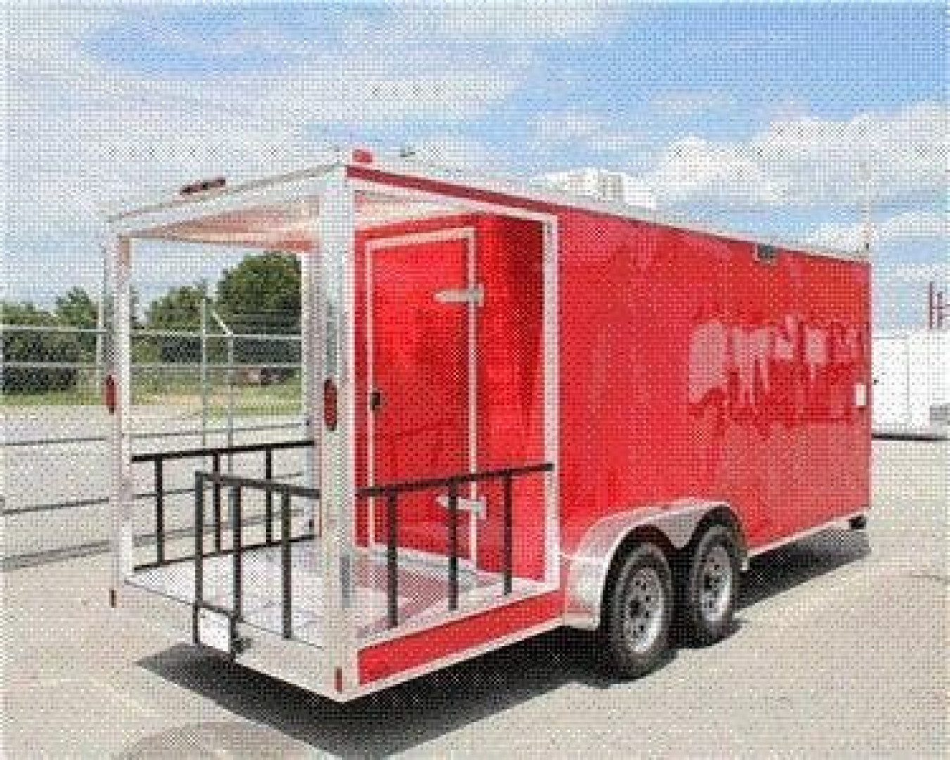New 2026 NEW 7 x 21 Enclosed Concession Vending Trailer w/ 5ft Porch