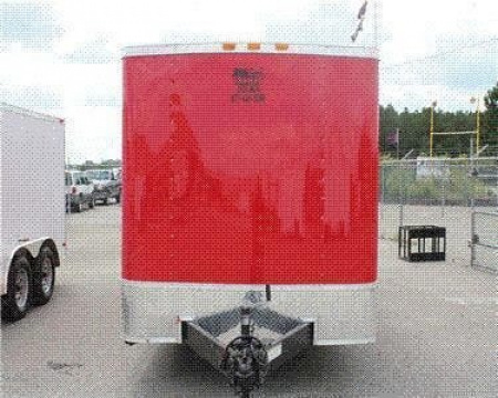 New 2026 NEW 7 x 21 Enclosed Concession Vending Trailer w/ 5ft Porch
