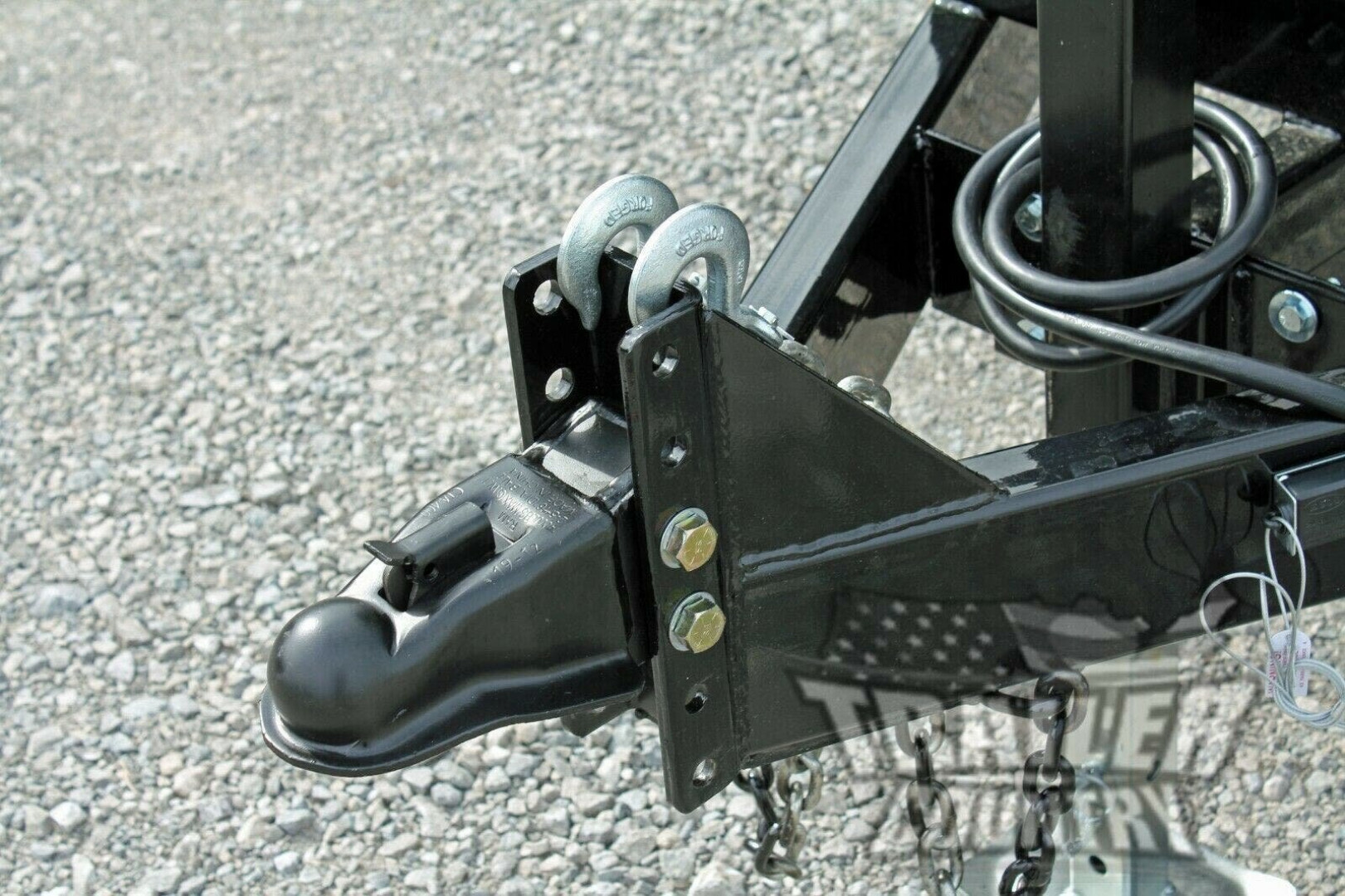 New Brand New 7' x 16' Bumper Pull Hydraulic Dump Trailer w/ 24" High Sides