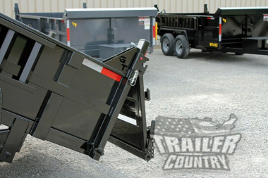 New Brand New 7' x 16' Bumper Pull Hydraulic Dump Trailer w/ 24" High Sides