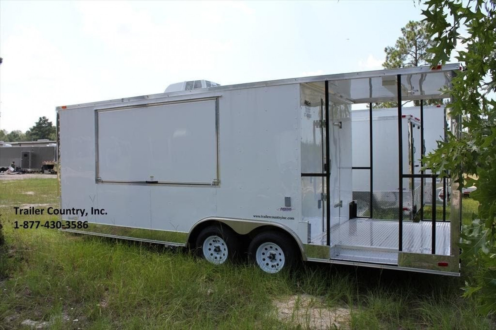 New 2026 NEW 8.5x22 Tandem Axle, Porch Enclosed Concession/Food Vending Trailer