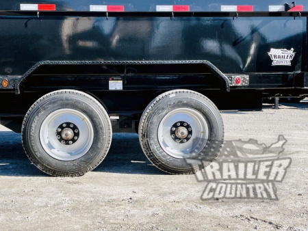 New 2026 NEW 7' x 16' Iron Bull 3 Stage Telescopic Hydraulic Hoist GN Dump Trlr w/ 36" High Sides