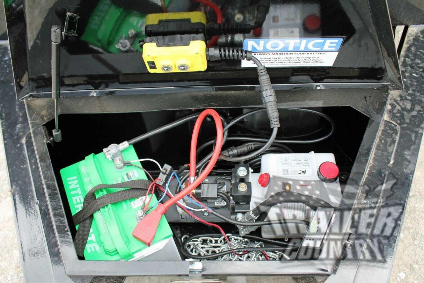 New 7' x 14' Iron Bull Scissor Hoist Hydraulic Dump Trailer w/ 48" High Sides,