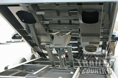 New 7' x 14' Iron Bull Scissor Hoist Hydraulic Dump Trailer w/ 48" High Sides,