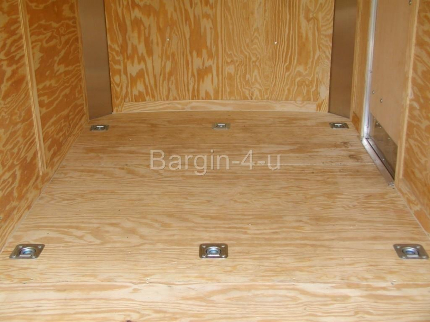 New Brand New Model 6x12 Single Axle, MOTORCYCLE Enclosed Trailer with D-Rings