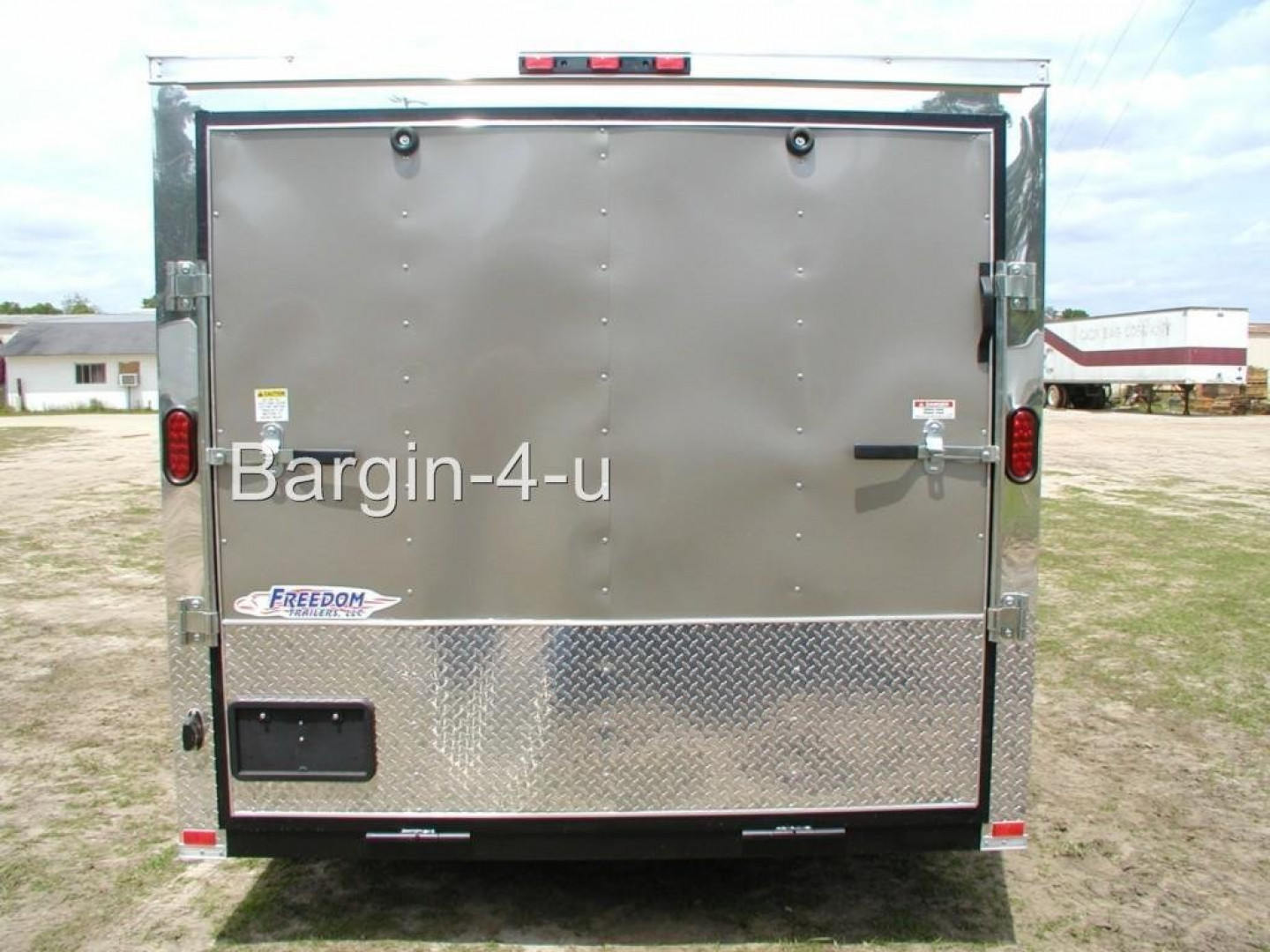 New Brand New Model 6x12 Single Axle, MOTORCYCLE Enclosed Trailer with D-Rings