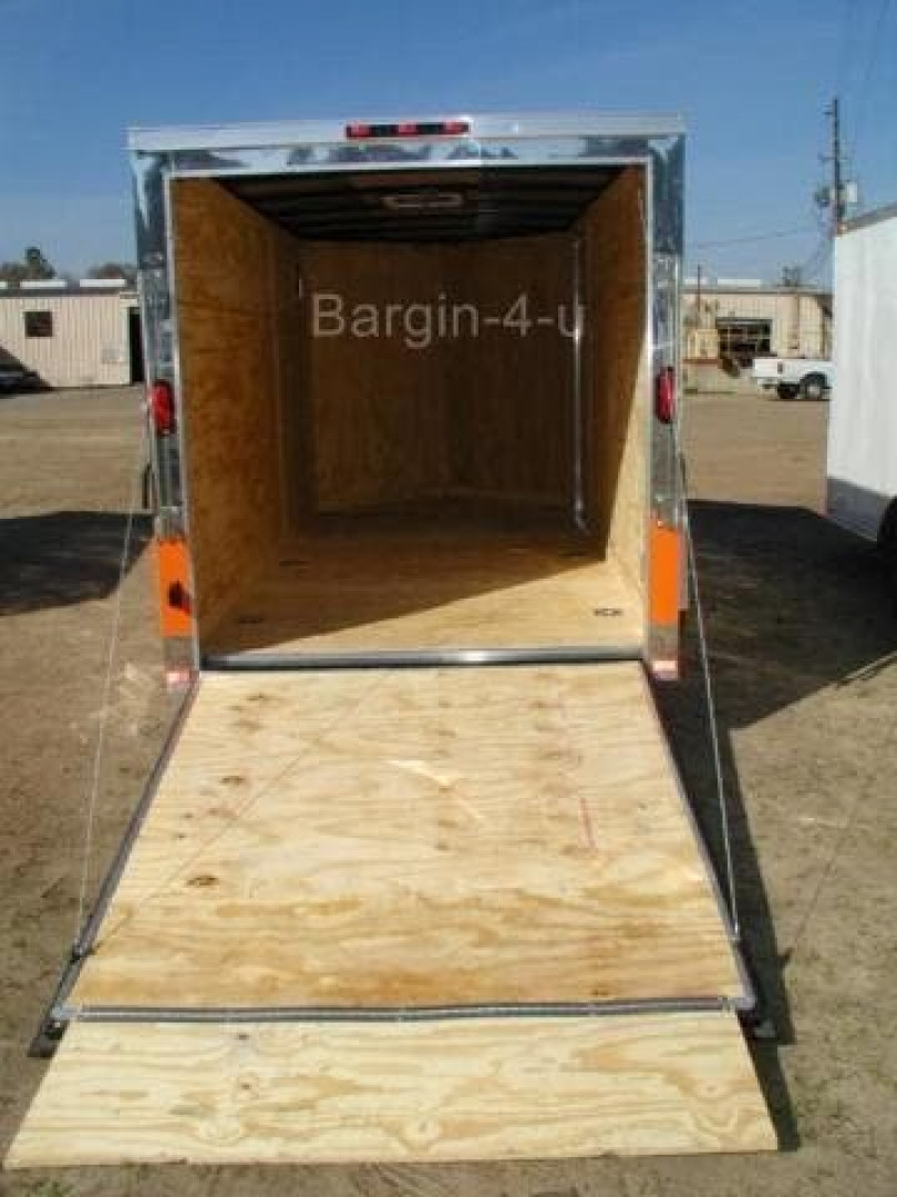 New NEW 6 X 12 Single Axle Motorcycle Trlr with Mag Wheels, D-Rings