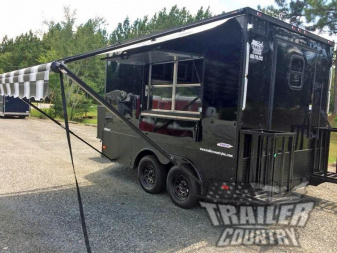 New NEW 8.5 x 12 Tandem Axle, Enclosed Trlr. Perfect for Tail Gating, Bar-B-Q Competitions