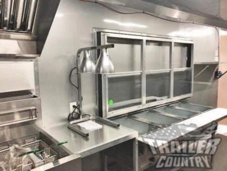 New 2026 NEW 8.5 X 32' V-nosed Enclosed FULLY LOADED MOBILE KITCHEN CONCESSION