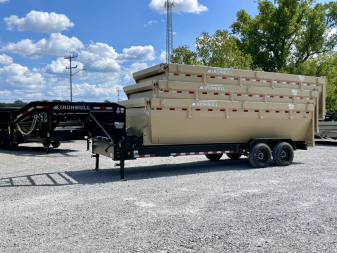 New NEW Ironbull 20FT ROLL OFF, 16K Trailer, with (3)Stackable Dump Bins