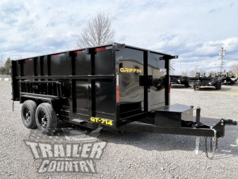 New NEW 7x14x48 Dual Cylinder Hydraulic Dump Trailer w/Spreader Gate