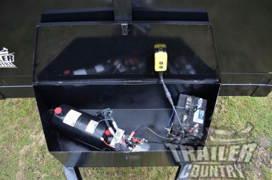 New 7' x 14' Bumper Pull Hydraulic Dump Trailer w/Rear Doors & Removable Ramps