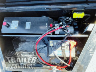 New Brand New 7'x16' Tandem Axle, Bumper Pull, 3 Stage Telescopic Cylinder Dump Trlr