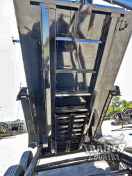 New Brand New 7'x16' Tandem Axle, Bumper Pull, 3 Stage Telescopic Cylinder Dump Trlr