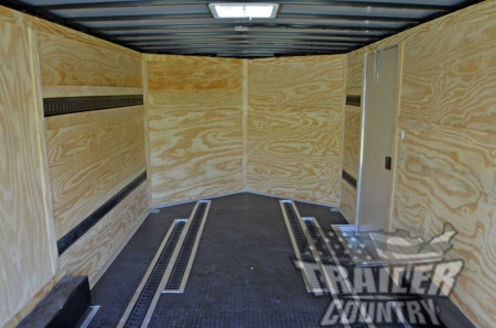 New 2026 New Model 8.5x18 Tandem Axle, Enclosed Car Hauler Cargo Race Toy Hauler