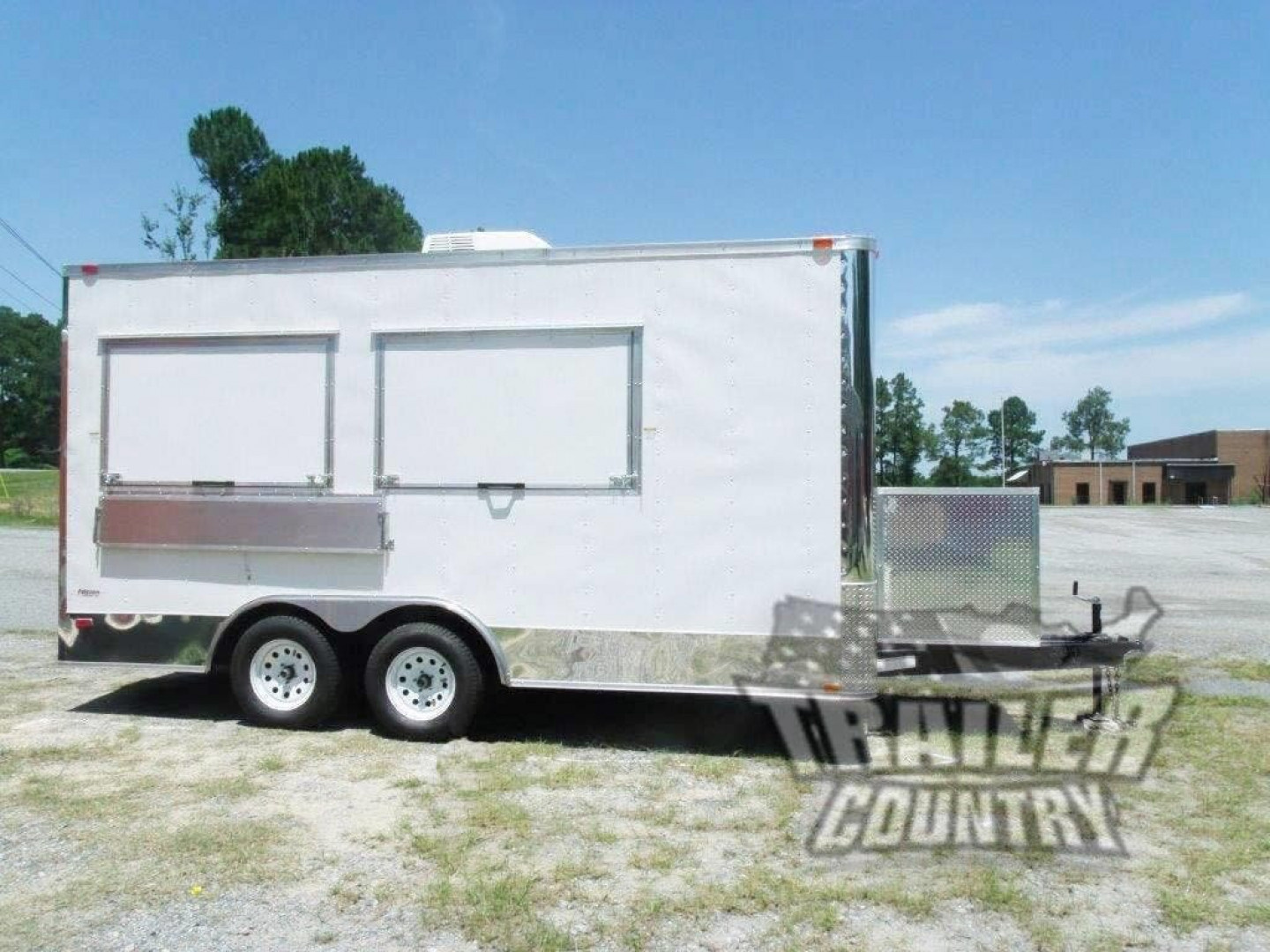New 2026 NEW 8.5 X 16 16' ENCLOSED CONCESSION FOOD VENDING BBQ MOBILE KITCHEN TRAILER