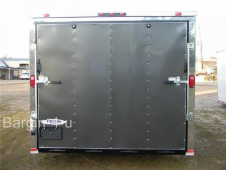 New 2026 Brand New 8.5 x 20 Tandem Axle, V-Nosed Enclosed Carhauler Trailer
