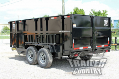 New Brand New 7' x 14'  Hydraulic Dump Trailer w/ 36" High Sides