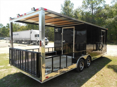 New 2026 Brand New Model 8.5x24 Tandem Axle, Custom Enclosed Hybrid Utility-Cargo Trailer