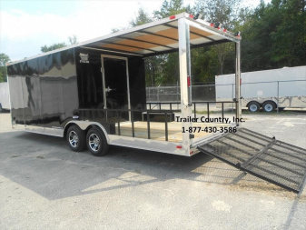 New Brand New Model 8.5x24 Tandem Axle, Custom Enclosed Hybrid Utility-Cargo Trailer