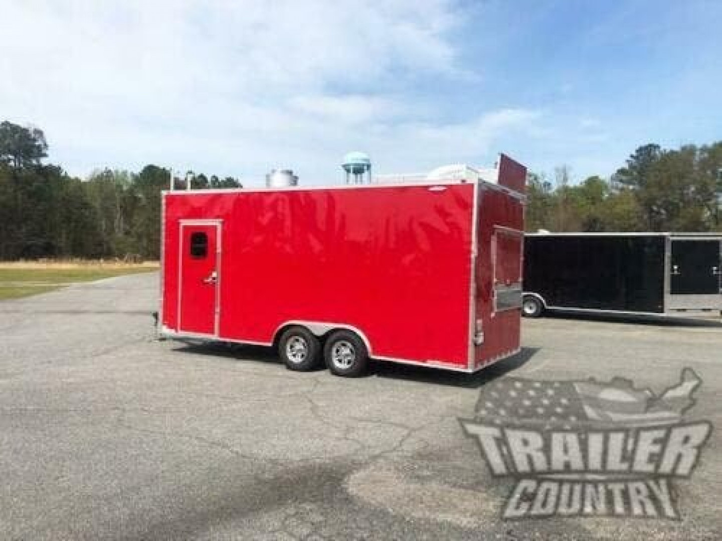 New 2026 NEW 20ft BBQ Trlr - Hood, Double serving Windows, Sinks, Marquees - LOADED