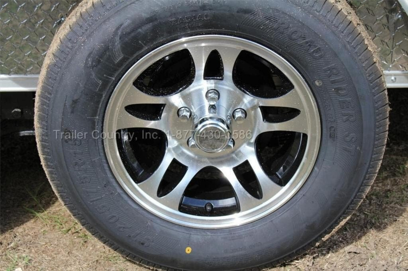 New 2026 Brand New Model 7 X 16 Tandem Axle, V-Nosed Enclosed Motorcycle Cargo Trailer