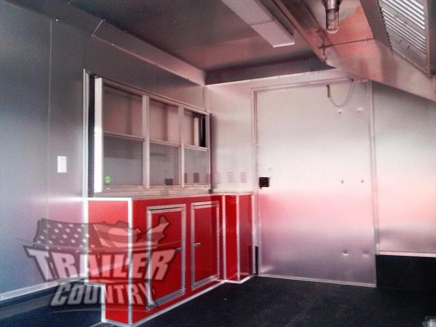 New 2026 New Heavy Duty Model 8.5 x 22 Tandem Axle, Enclosed Food Vending Concession BBQ Trailer w/ Bathroom Package.