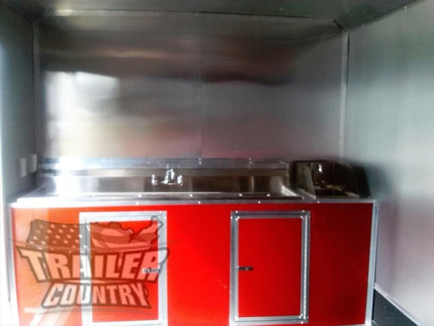 New 2026 New Heavy Duty Model 8.5 x 22 Tandem Axle, Enclosed Food Vending Concession BBQ Trailer w/ Bathroom Package.