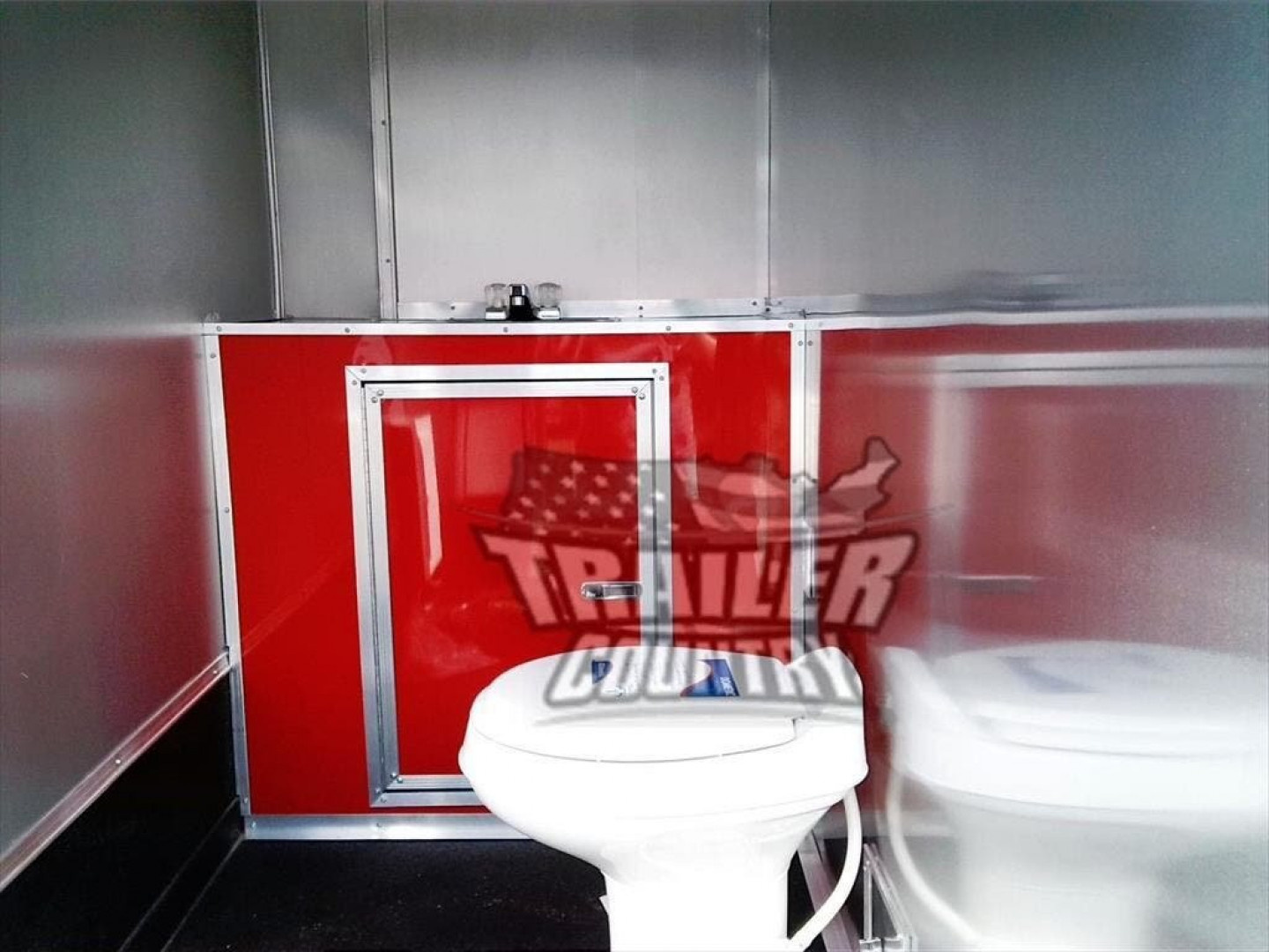 New 2026 New Heavy Duty Model 8.5 x 22 Tandem Axle, Enclosed Food Vending Concession BBQ Trailer w/ Bathroom Package.