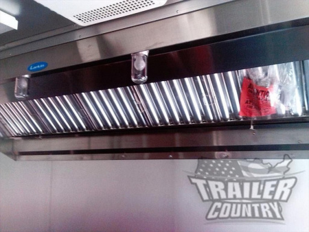 New 2026 New Heavy Duty Model 8.5 x 22 Tandem Axle, Enclosed Food Vending Concession BBQ Trailer w/ Bathroom Package.