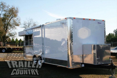 New NEW 8.5 x 22 Food Vending Concession BBQ Trailer w/ Bathroom Package **READ**