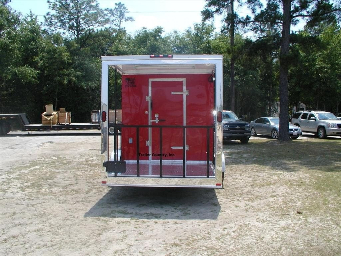 New 2026 NEW 7 x 20 Enclosed Concession READY FOR CUSTOMIZATION w/6FT porch