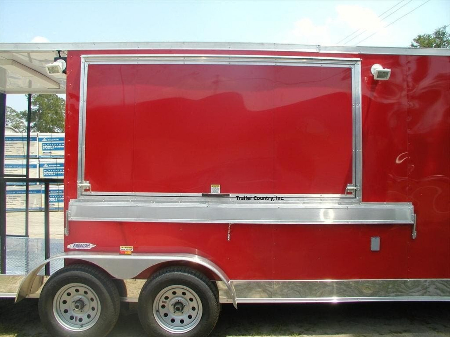 New 2026 NEW 7 x 20 Enclosed Concession READY FOR CUSTOMIZATION w/6FT porch
