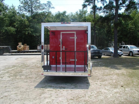 New 2026 NEW 7 x 20 Enclosed Concession READY FOR CUSTOMIZATION w/6FT porch
