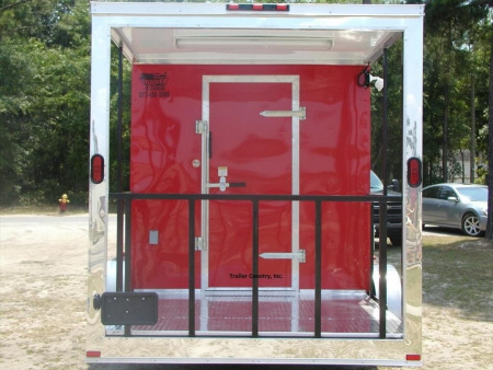 New 2026 NEW 7 x 20 Enclosed Concession READY FOR CUSTOMIZATION w/6FT porch